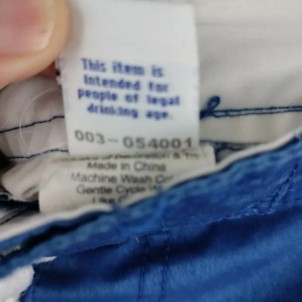 Corona Beer Board Shorts Mens Size 2XL 38 Blue White Colorblock Swim Suit VTG